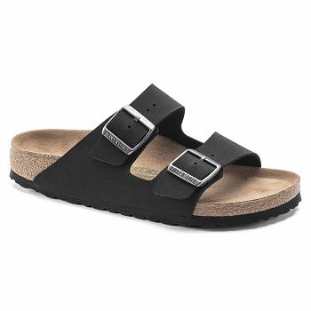 Birkenstock Vegan Birkibuc Arizona Dame Sort | DK 95CTV